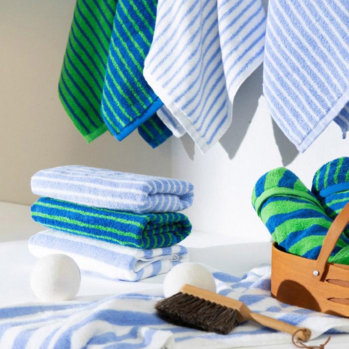 핀스트라이프 선염타월 10P 패키지