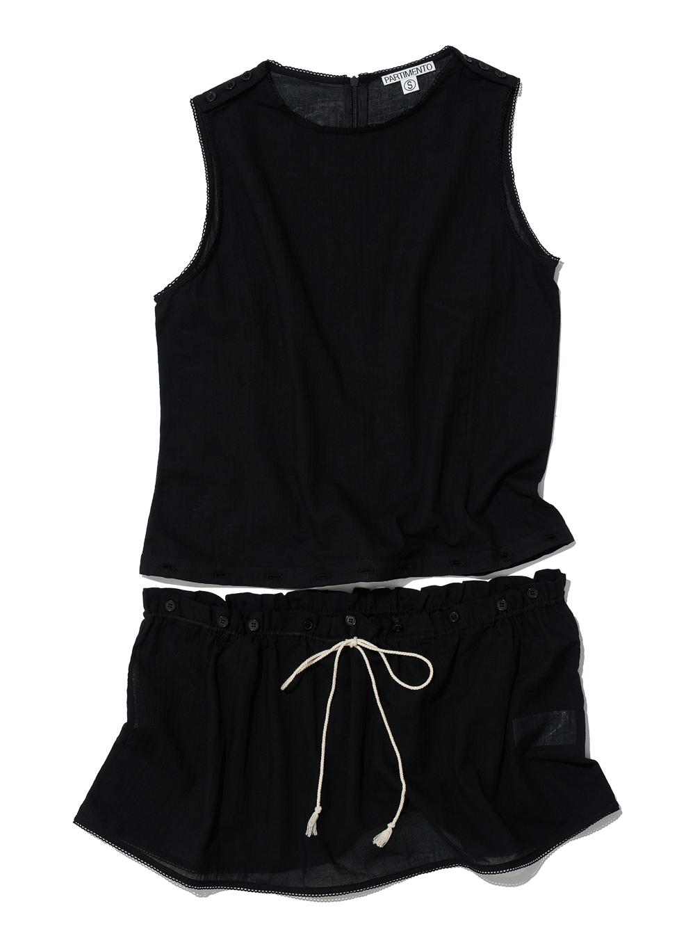 [WOMEN] 2 IN 1 TRANSFORM MINI DRESS_BLACK