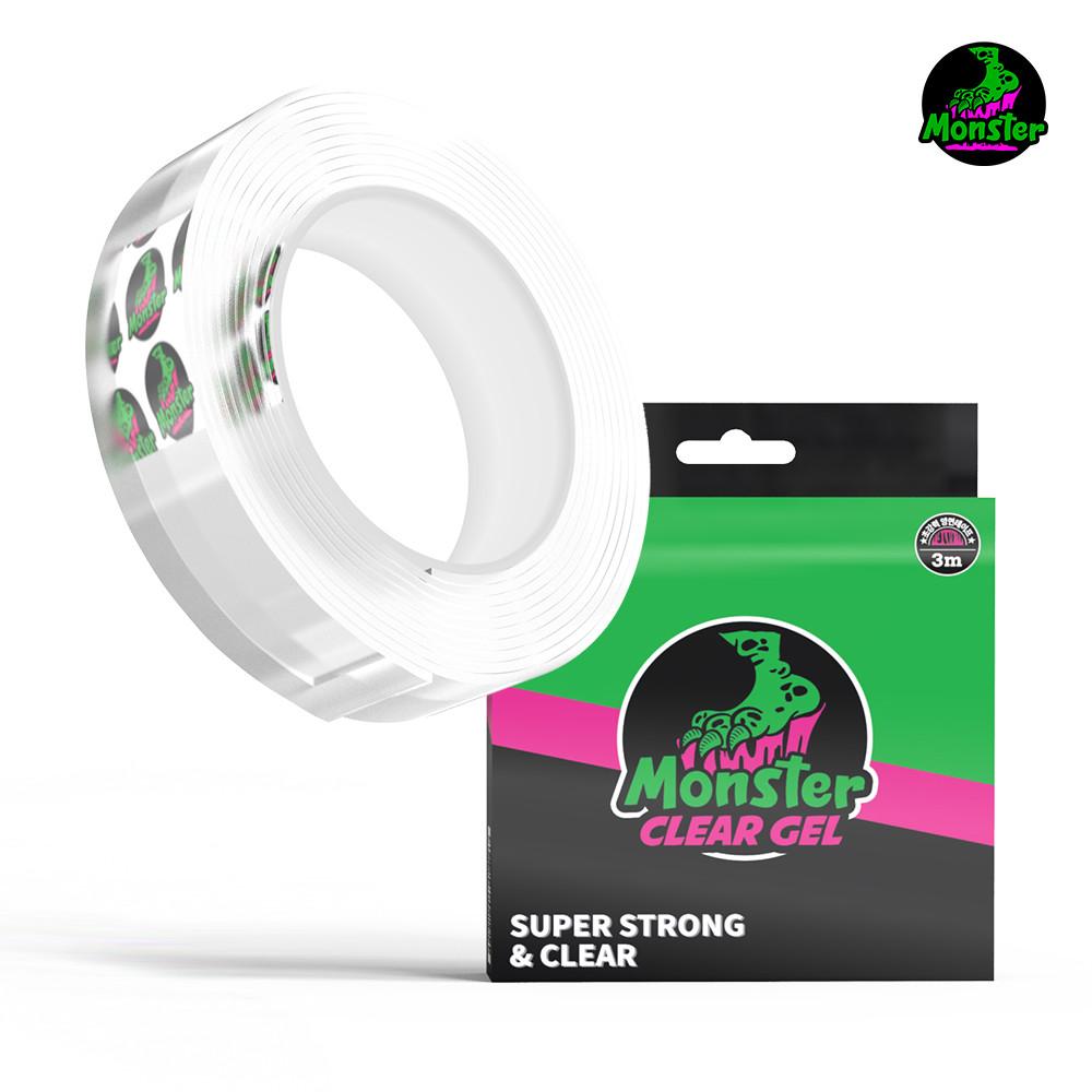 몬스터 클리어 겔 3m 초강력 양면테이프 실리콘 아크릴 강력 투명 폼 블랙박스 접착 차량용