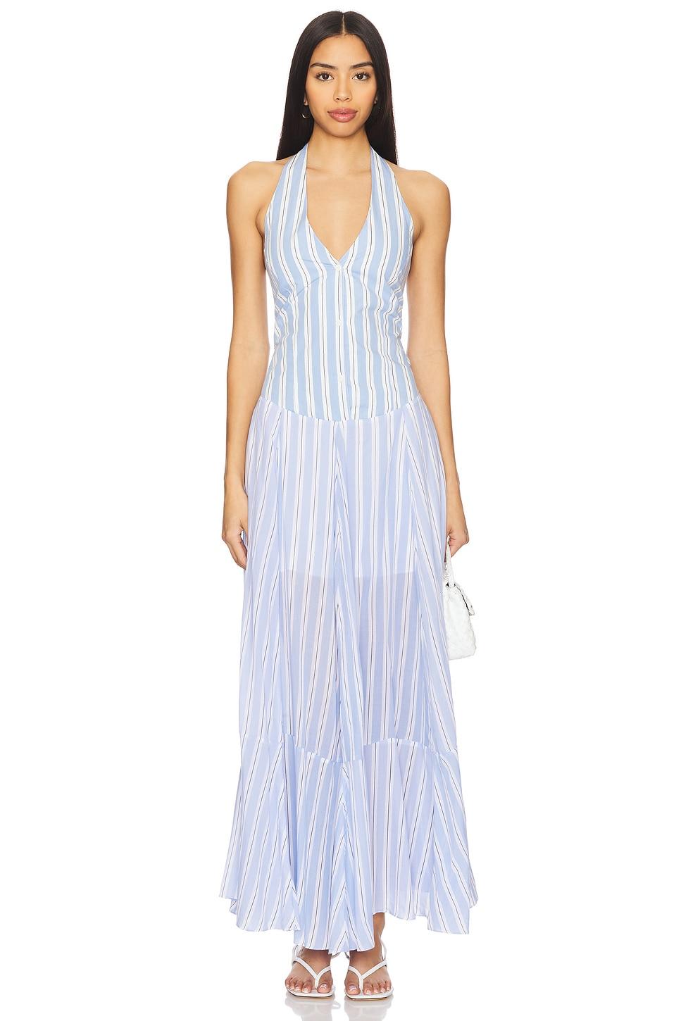 Halter Vest Maxi Dress