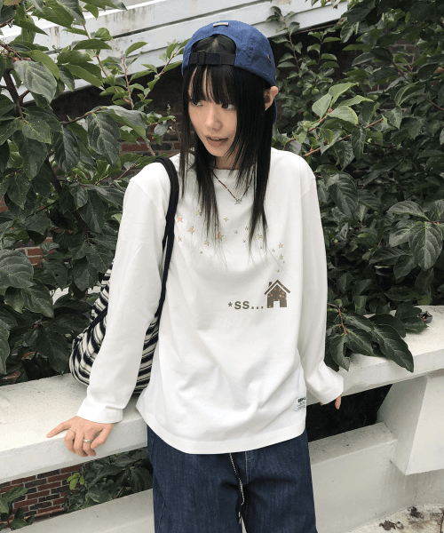 오버핏 HOME.SS.. 긴팔티