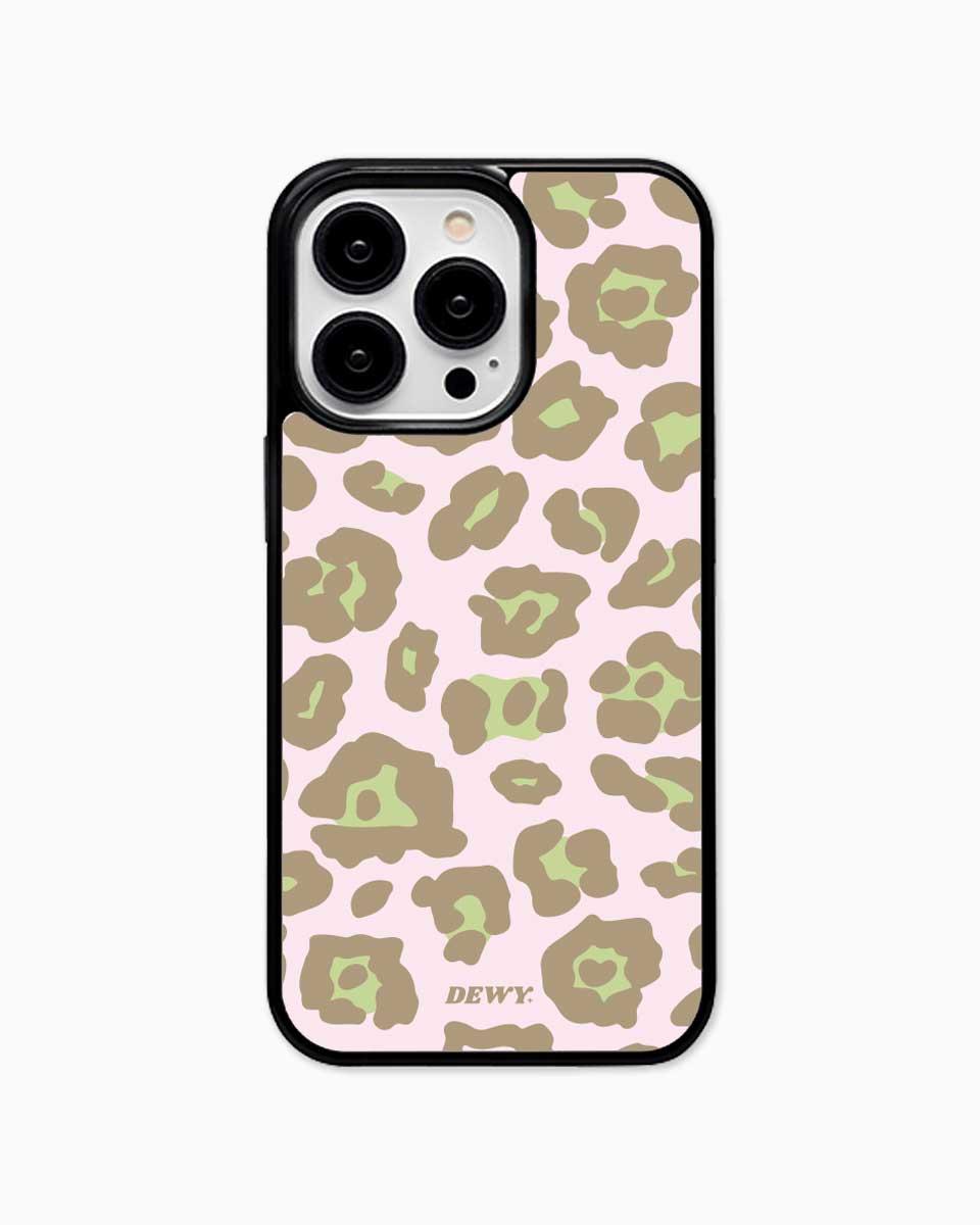 strawberry matcha leopard phone case