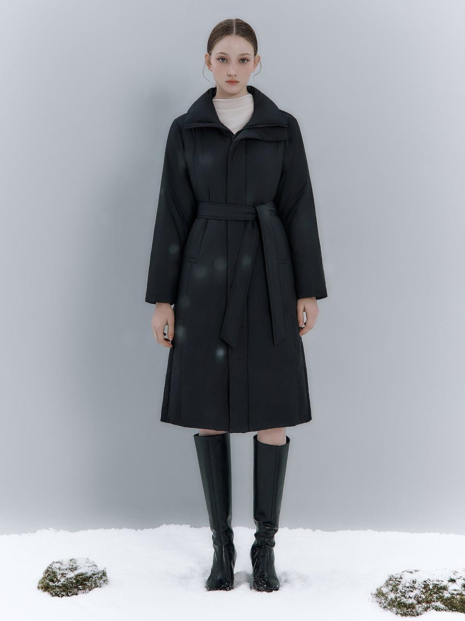 [12/11 순차배송]Roe Cashmere down padded coat_Black