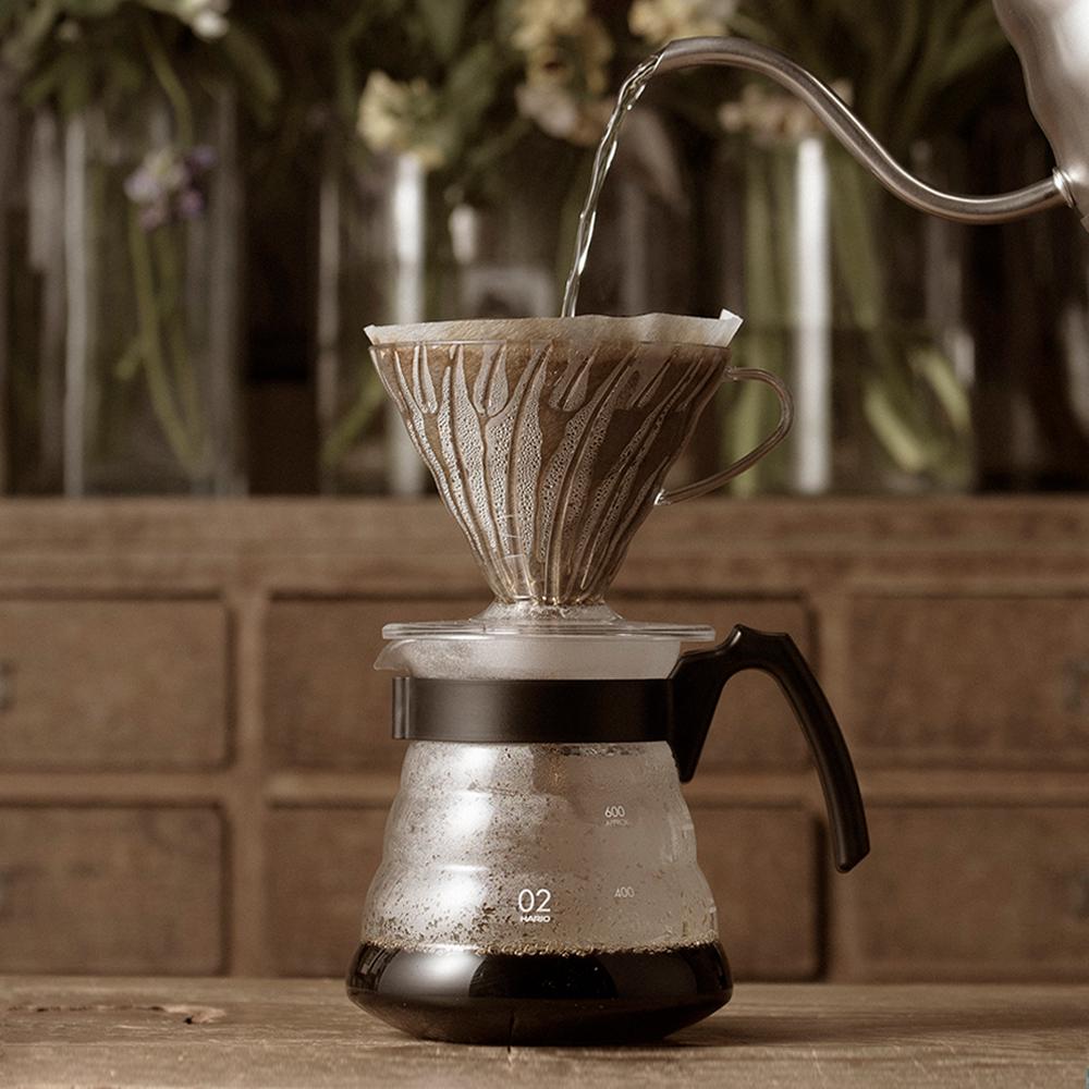 하리오 V60 입문용 커피 핸드드립세트 3-4인용 VCND-02B-EX
