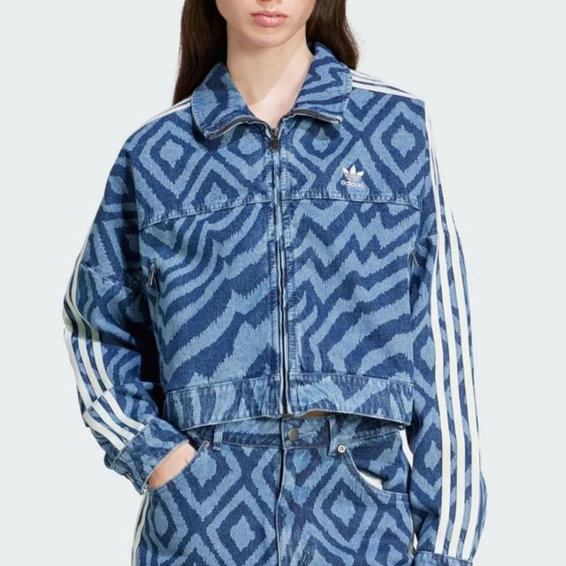 아디다스 오리지날 ADIDAS X FARM 리오 데님 트랙 탑