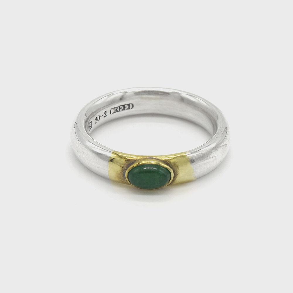 marriage bend ring (green)