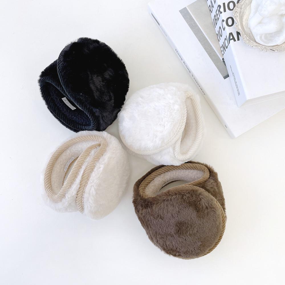 [히트템] 밍크털 통통 남녀공용 겨울 접이식 귀마개 귀도리