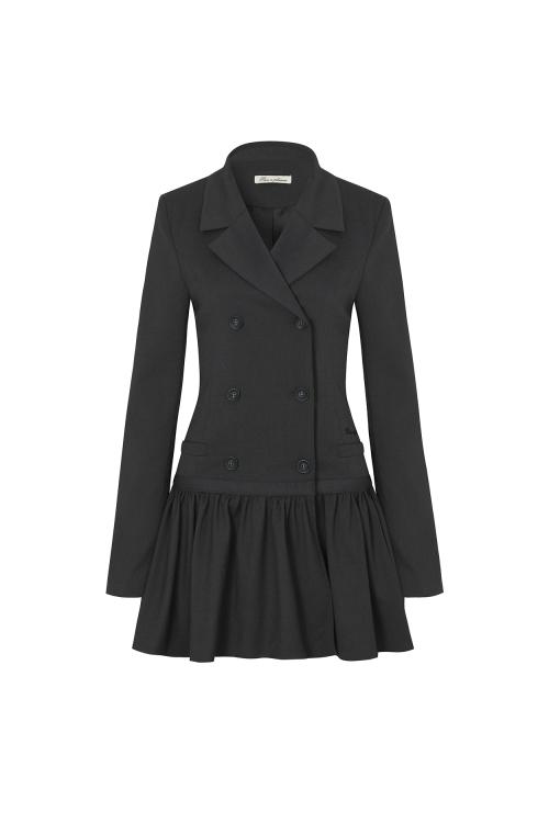 LIORA JACKET DRESS charcoal