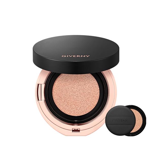 지베르니 고밀착 시그니처 쿠션 (본품+리필) (증정품: 쿠션 퍼프 2ea)