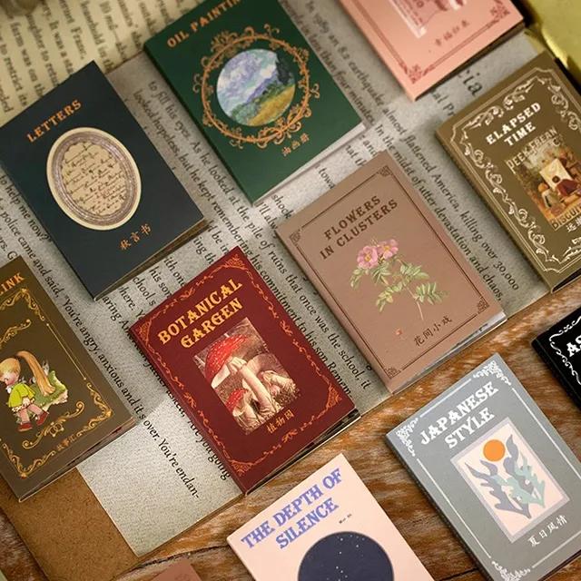 빈티지 레트로 다꾸 배경지 미니책 황산지 페이퍼