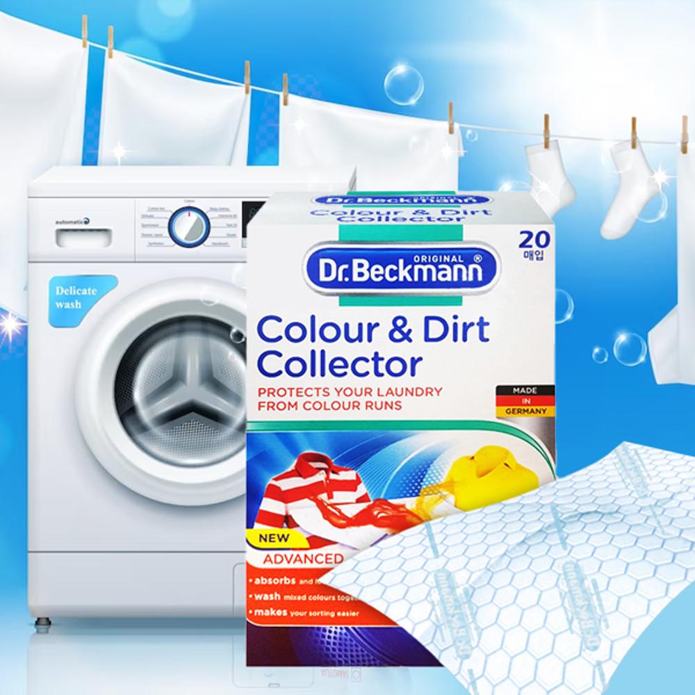 독일 정식수입 닥터베크만 이염방지시트 세탁티슈 빨래 물빠짐방지제 20p 흰옷이염