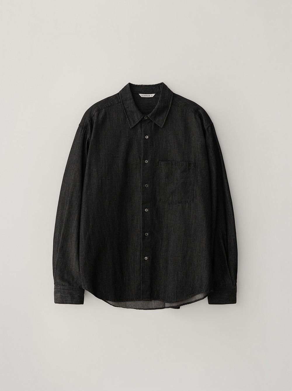 LAZY DAY SHIRT_DENIM BLACK