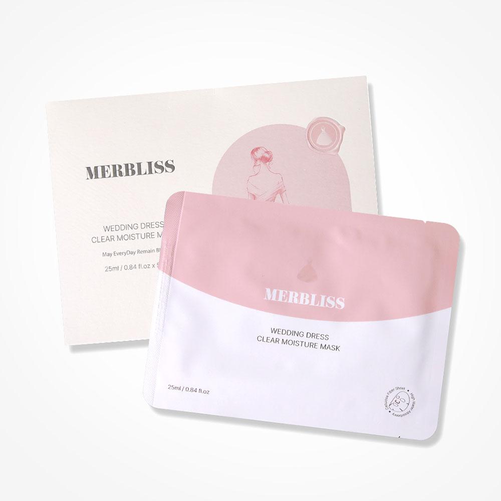 멀블리스 웨딩드레스 클리어 모이스처 마스크 5팩