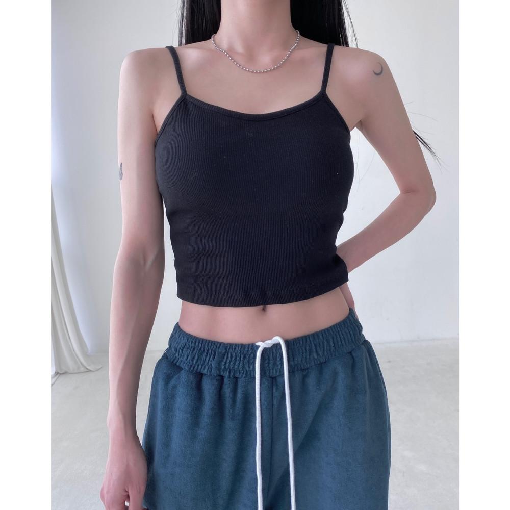 (회,검 당일) unsane 언세인 베이직 브라탑 캡나시 골지 슬리브리스 (4colors)