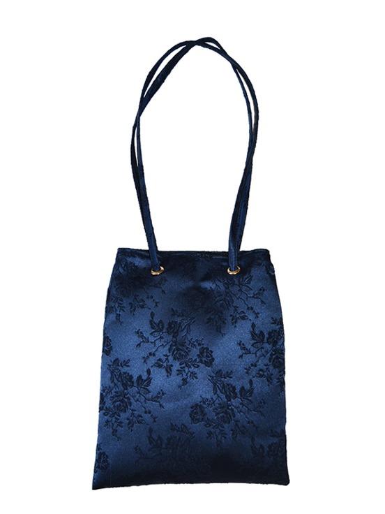 yoko jacquard bag navy