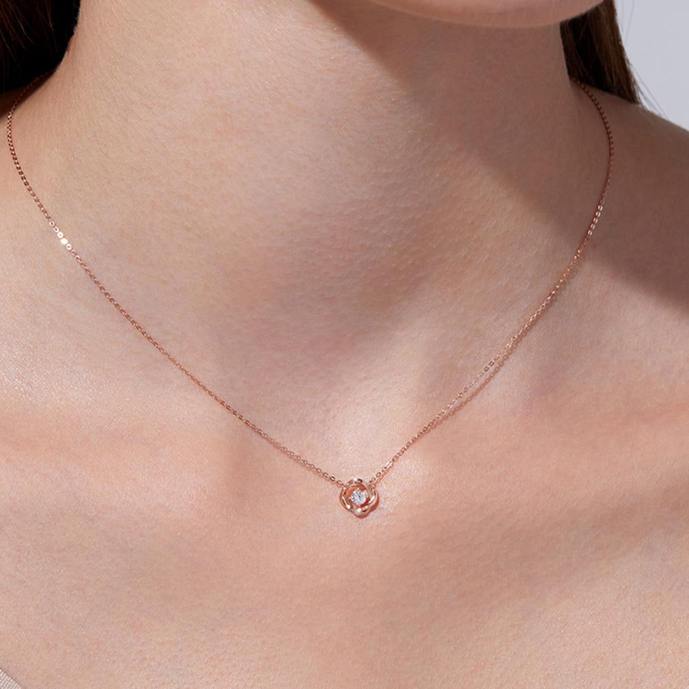 [로즈몽] 14K 목걸이(1부다이아몬드) RS1197