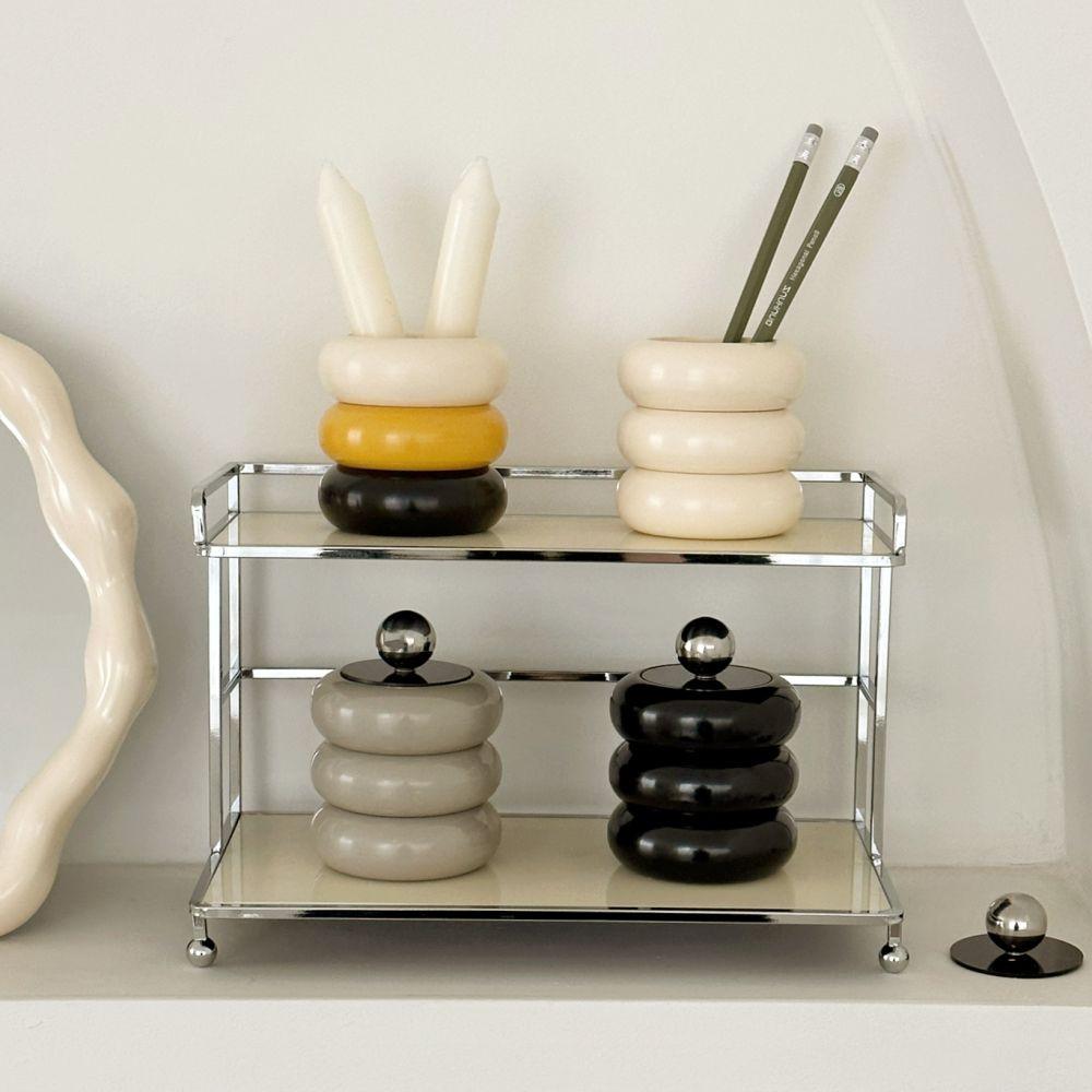 유월가게 튜브 다용도 홀더 면봉 펜 브러쉬 꽂이