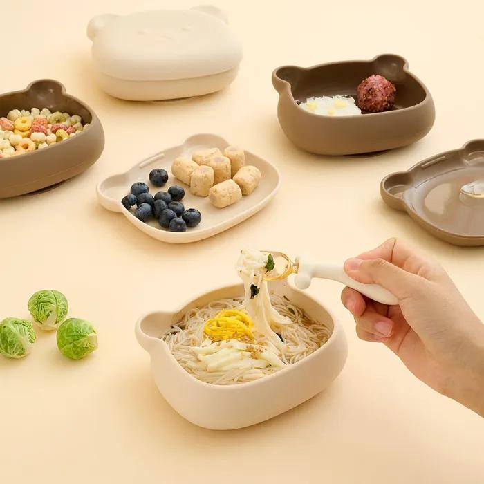 아기 곰 이유식 흡착볼 2colors