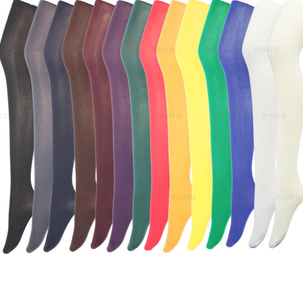 인스타킹 80데니아 80D 팬티 컬러스타킹