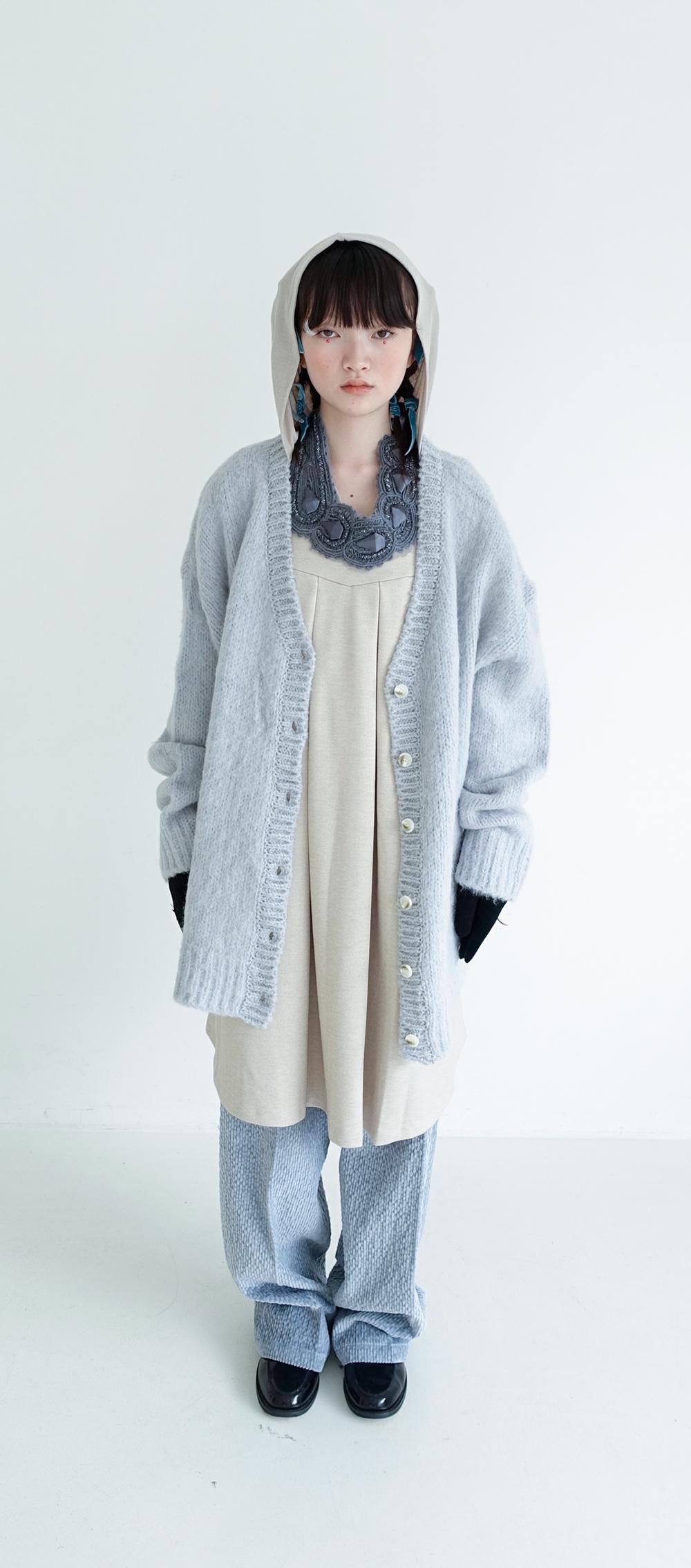 wool maxi cardigan
