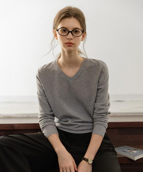 V-NECK BASIC HERRACI KNIT_NSKN5208