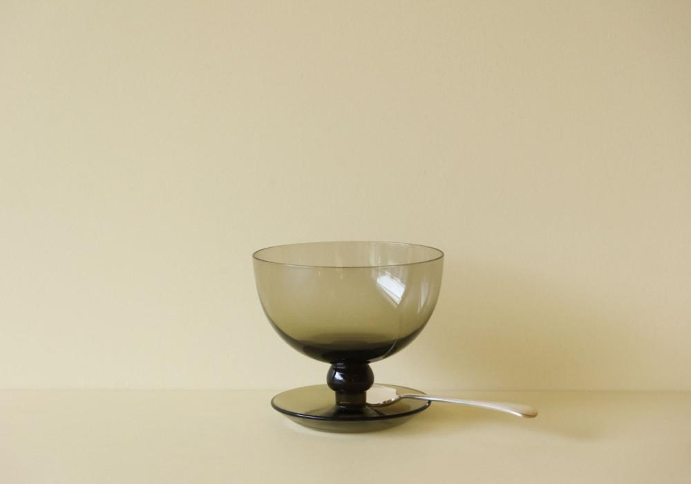 스모키 선디 글라스 Pearl Sundae Glass
