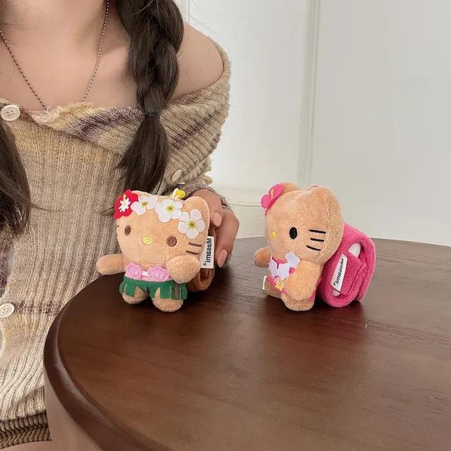 귀여운 뽀글이 하와이키티 인형 세트 에어팟케이스 우정템