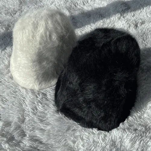 angora bucket hat
