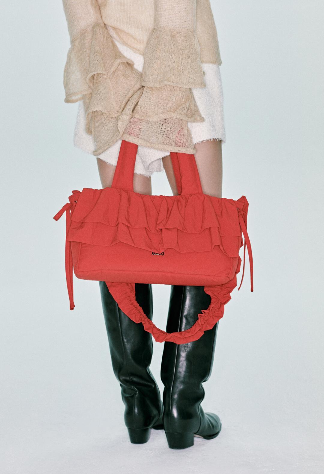 Tiered ruffles bag medium_3colors