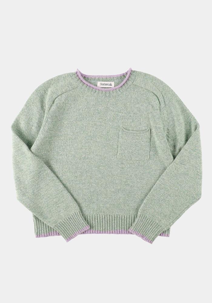 더스티 울 니트 풀오버