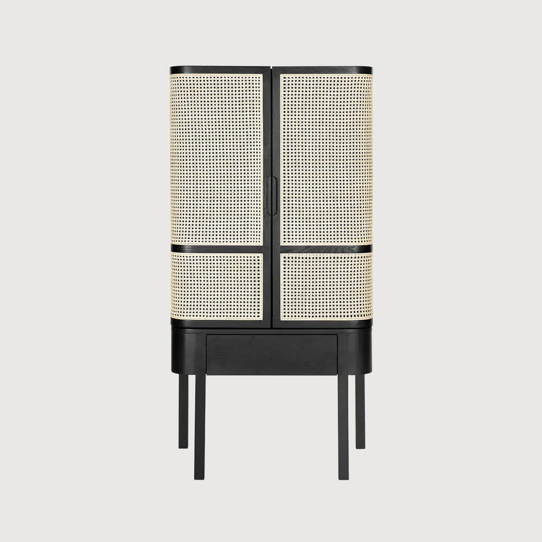 CANE bar cabinet-08, black