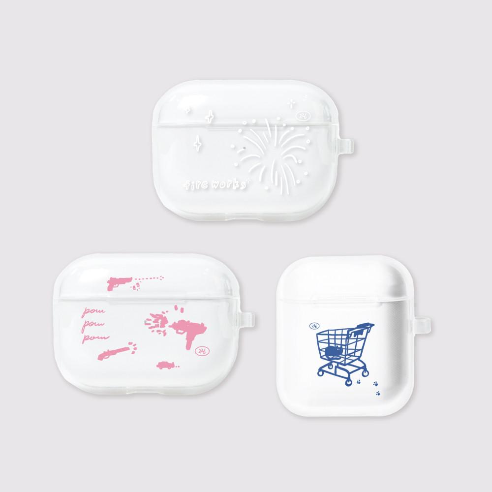 226 airpod case 에어팟 클리어케이스 (3type)