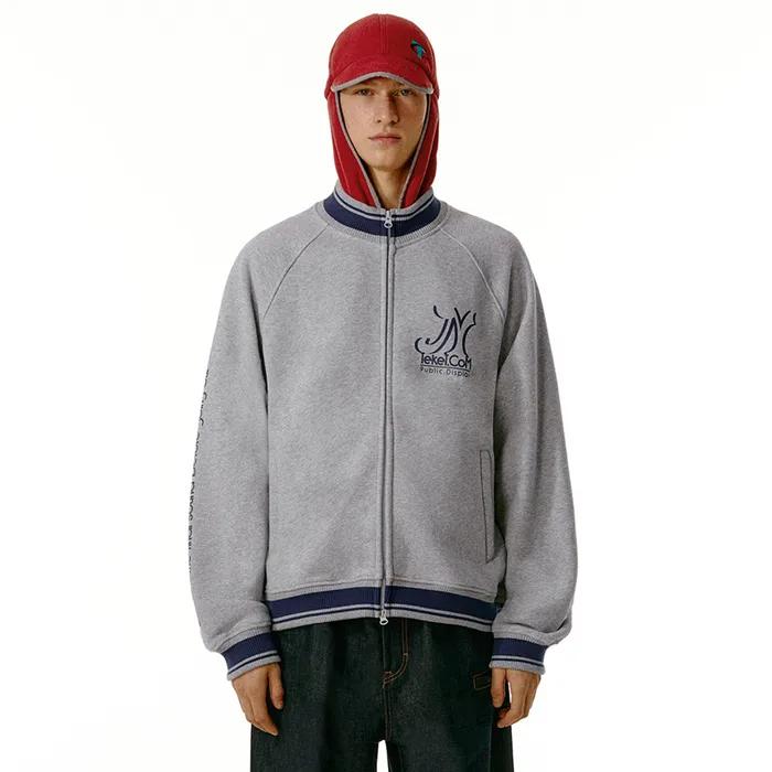Zzzip Track Zip-Up Sweatshirt Melange Gray