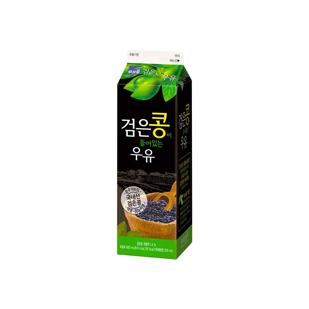 냉장배송 푸르밀 검은콩이 들어있는 우유 900ml [원산지:국산]