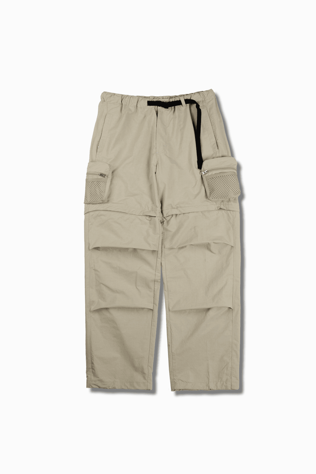 convertible pants -beige-