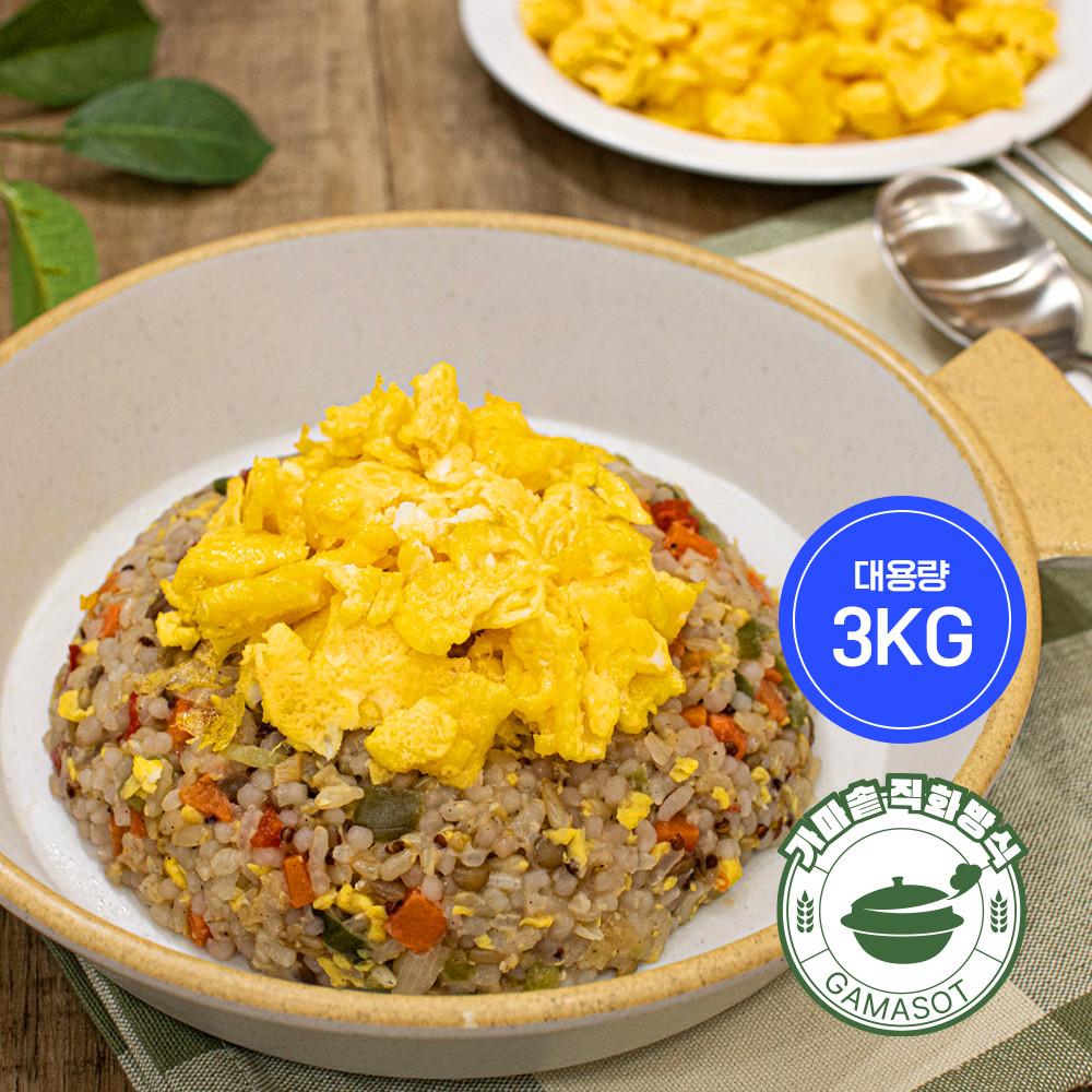 [엄지식품 공식스토어] 곤약계란볶음밥 3kg 냉동 아침 간편식 대용량 볶음밥 [원산지:상세설명에 표시]
