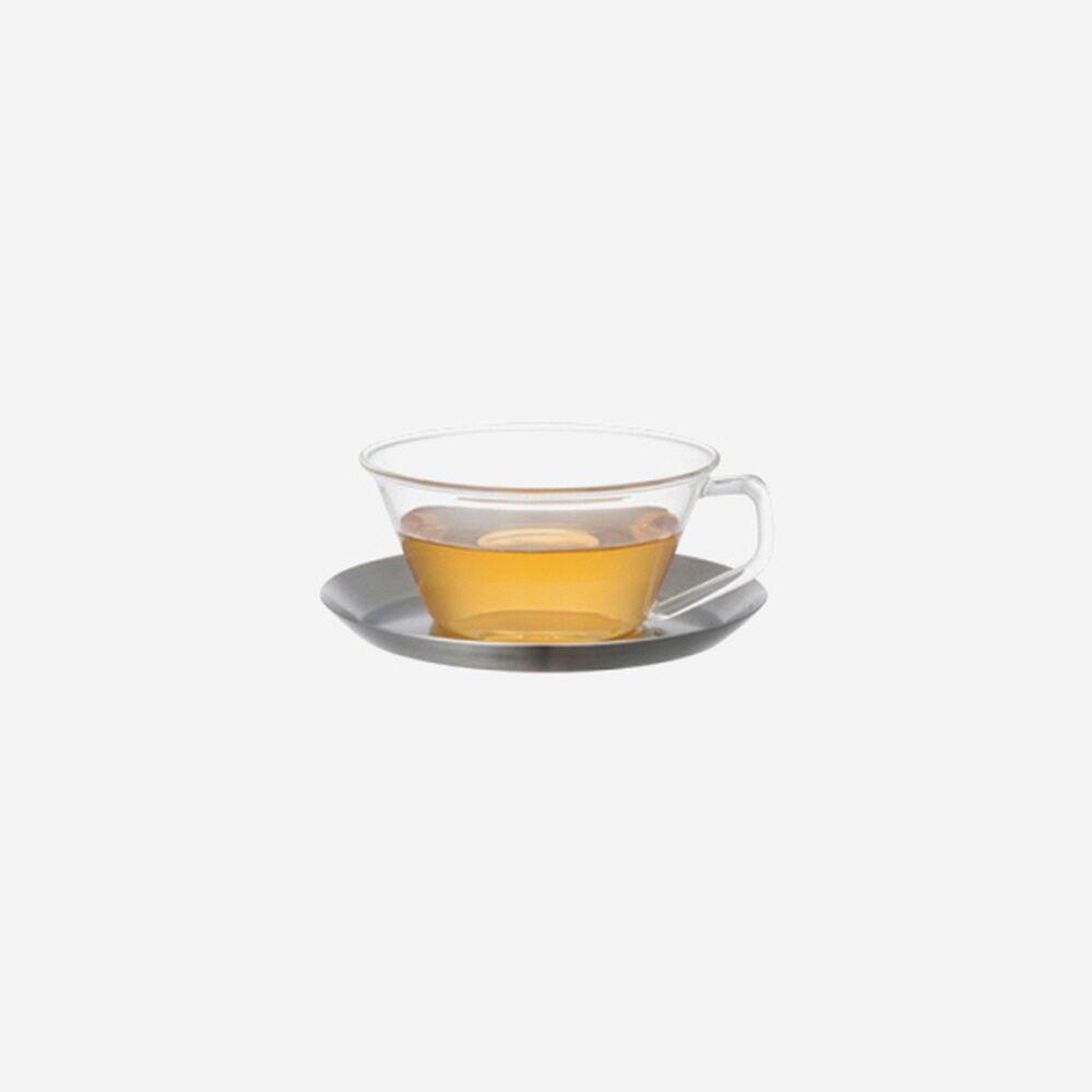 킨토 캐스트 드링크 글라스 티컵&소서(스테인레스) - 220ml