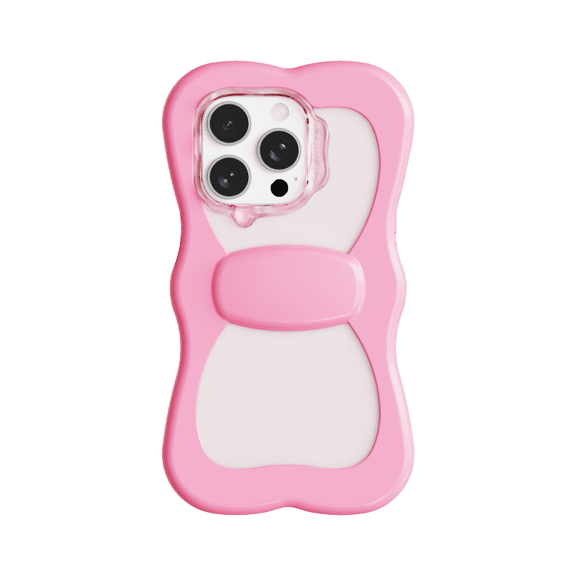 LAYERED RIBBON CASE - LIGHT PINK