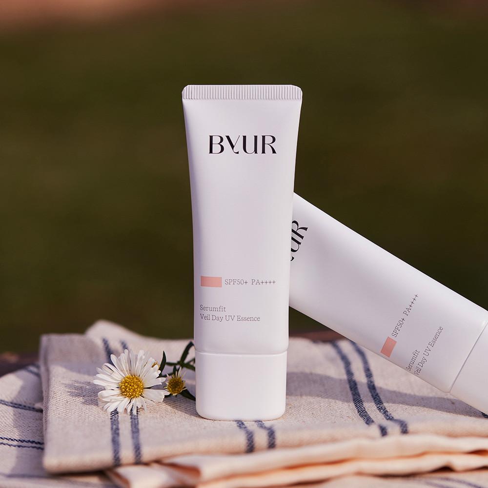 바이유어 세럼핏 베일 데이 UV에센스 톤업선크림 쉬어핑크 40ml (SPF50+/PA++++)