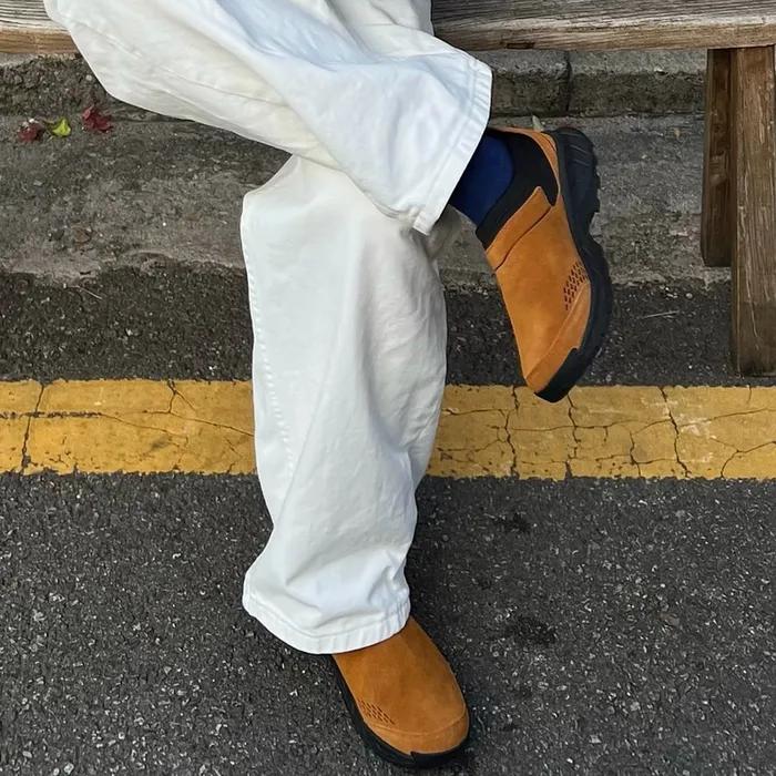 [TTS MOC 방수] 밝은 브라운 남성 트레일 러닝화