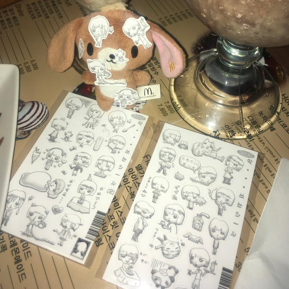 [koogyeongmin] 막•••쓰는 sticker (2types)