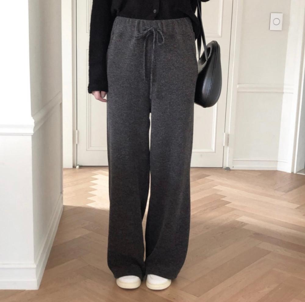 차콜당일/ Overclassic 오버클래식 윈터 소프트 팬츠 허리밴딩 일자핏 3color