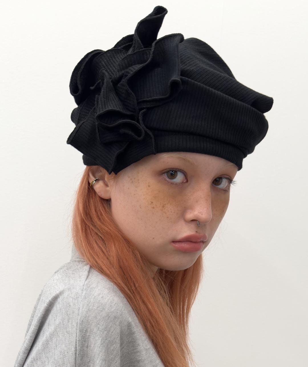 [3차] Gathered Beanie [Black]