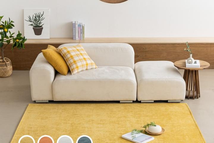 비비드셔닐 방수 러그 대형 식탁 거실 카페트  8color 6size