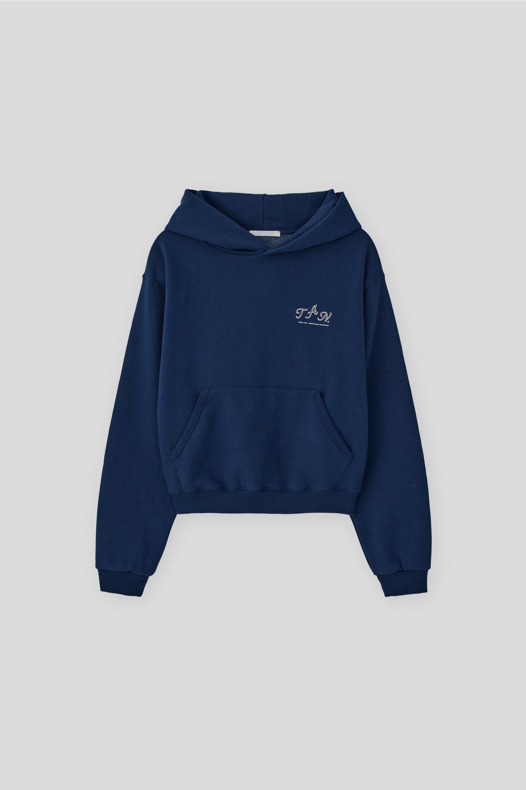 T/T Mute warm hoodie (navy)