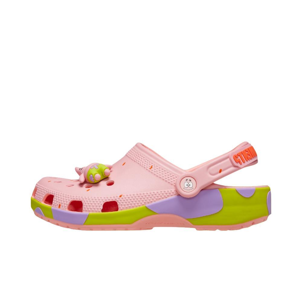 스폰지밥 x 크록스 클래식 클로그 패트릭 핑크 그린 209479-737