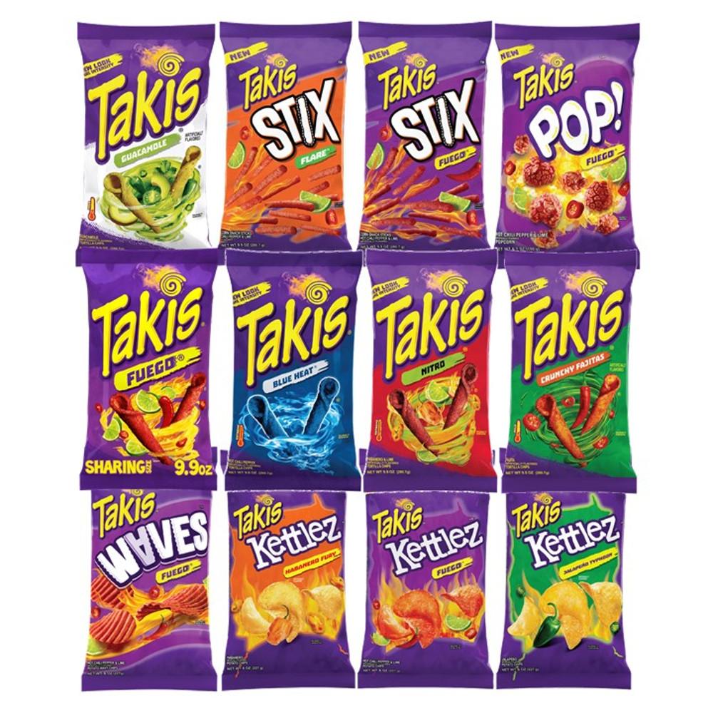 Takis 타키스 블루 푸에고 매운 과자 나쵸 하바네로 라임 할라피뇨 과카몰리