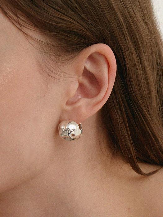 Hammer ball  earring