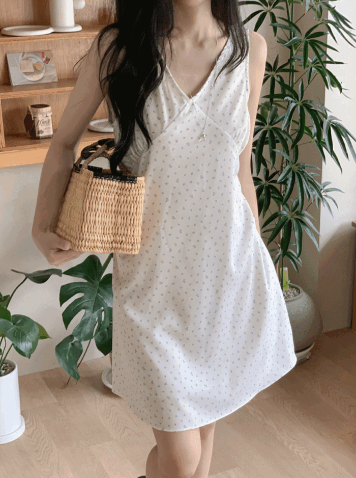 98도씨 마요 플라워 미니 원피스