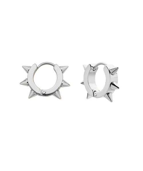Stud silver earring
